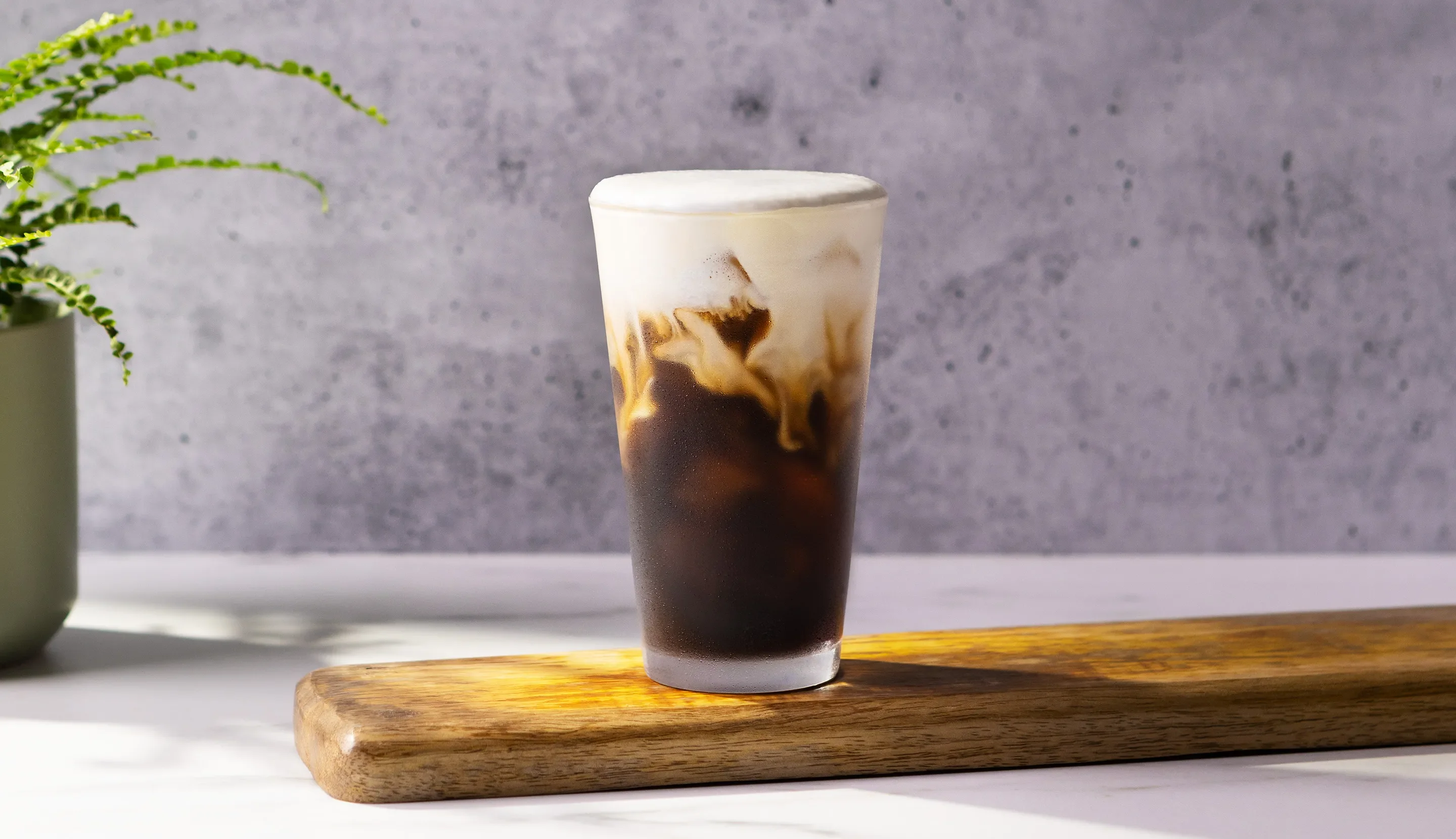 Salted caramel store cream cold brew